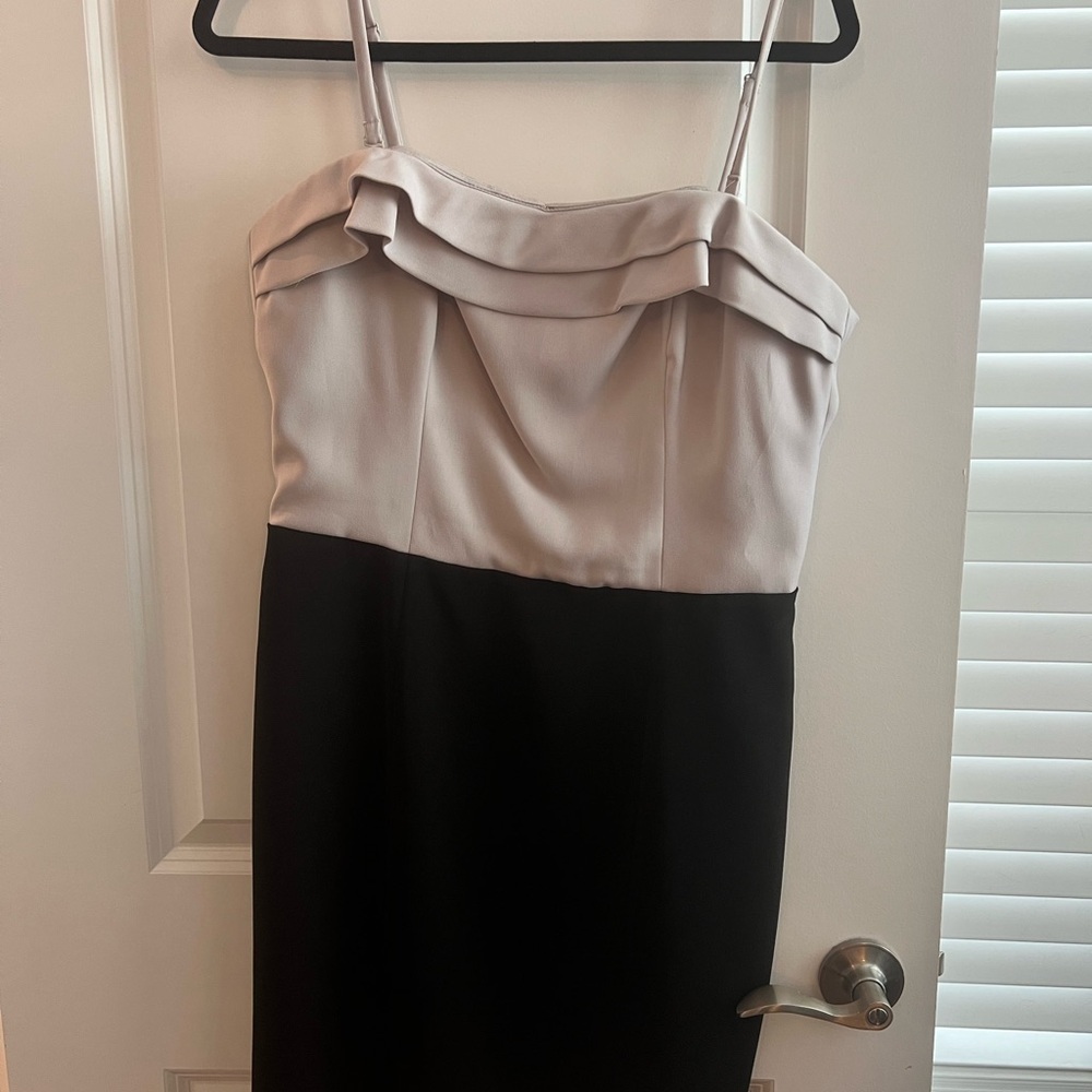 Elegant Black and Cream Women's Dress